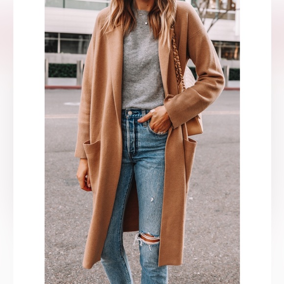 J. Crew Sweaters - J. Crew Ella Coatigan/Long Open Cardigan